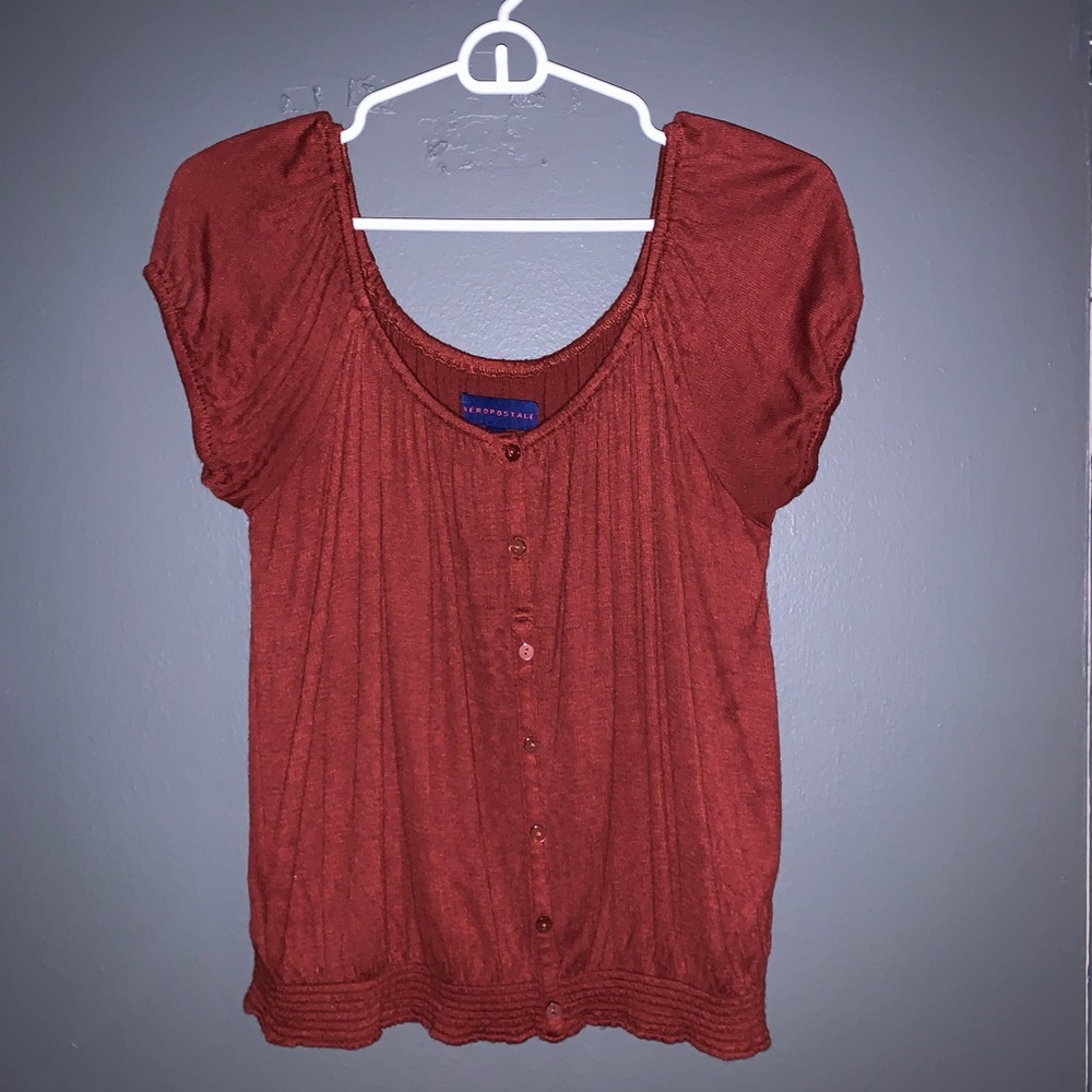 Aeropostale Button-Down Blouse